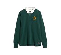 Superdry Vintage Athletic Rugby Long Sleeve Polo Vert S Homme