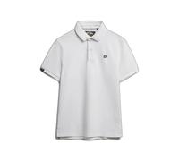 Superdry Vintage Destroy Short Sleeve Polo Blanc S Homme