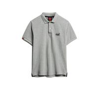 Superdry Vint Destroy Short Sleeve Polo Gris XL Homme