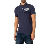 Polo Superstate Vintage - Superdry - Homme - Bleu