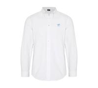 Polo Sylt Coupe Classique en Coton Oxford Chemise à Bouton Bas, White/White Dif, 3XL Homme