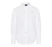 Polo Sylt Coupe régulière en Coton Oxford Blouse, Bright White, L Femme