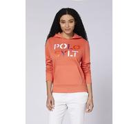 Polo Sylt Sweat à Capuche en Coton mélangé avec étiquette à Effet imprimé pour Femme Burnt Sienna XXL
