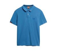 Superdry Vint Destroy Short Sleeve Polo Bleu S Homme