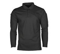 Chemise polo à manches longues Long Sleeve Tactical Quickdry Mil-Tec - Black XXL
