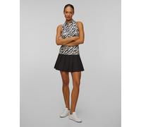 Polo Technique Sans Manches Noir Et Blanc Pour Femmes J.lindeberg Dena Print Sleeveless Top Gwjt11796-u251 XS