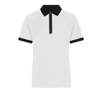 Polo Technique Zippé - Femme - Jn1307 - Blanc