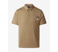 Polo The North Face New Tanken manches courtes marron clair - L