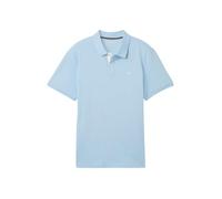 Polo - TOM TAILOR - Ciel - Manches courtes - Col polo - 2 boutons XL