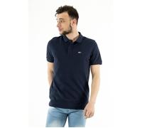 Polo Tommy Jeans Classics Solid Strech C87 - Twilight Navy - Homme - Manches Courtes - Coupe Ajustée S