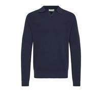 Polo tricotÃ© Casual Friday CFNordin Ribbed Bleu 3XL
