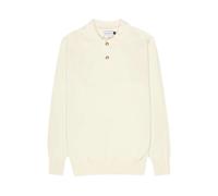 Polo tricotÃ© manches longues The Resort Co Blanc XL