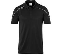 Uhlsport Stream 22 Short Sleeve Polo Noir S Homme