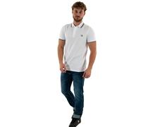 POLO UOMO FRED PERRY WHITE