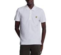 Lyle & Scott Polo uni manches courtes coton bio Blanc 2XL Homme