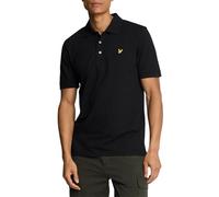 Lyle & Scott Polo uni manches courtes Noir XL Homme