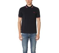 Fred Perry TWIN TIPPED FRED PERRY SHIRT men Polos blue taille: XXL