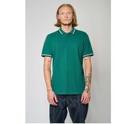 Polo vert Homme en 100% coton - KAPORAL - RAYOC - Manches courtes - Coupe regular - Col polo M