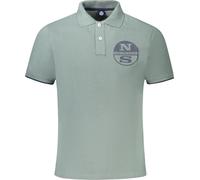 Polo vert pour hommes avec contraste et logo - manches courtes & confort, taille : S Couleur : Verde