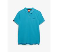 Polo vintage Superdry Destroy Bleu 2XL