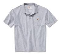 Carhartt Contractors Work Pocket Polo, gris, taille XL