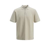 Polo zippÃ© Jack & Jones Austin Blanc M
