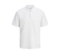 Polo zippÃ© Jack & Jones Austin Blanc M