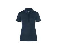 super.natural - Women's Zip Polo - Haut en mérinos - M - blueberry