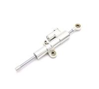 POLOFZFGKZ Pour Kawasaki Ninja 300R 250R Z300 Z250 ER6N EX300 Z650 Z900RS Amortisseur De Direction Pour Moto Stabilisateur D'amortisseur de Direction(Argent)