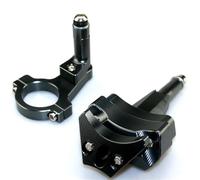 POLOFZFGKZ Pour KAWASAKI Ninja 400R EX400 2018-2024 Support D'amortisseur De Direction Pour Moto Stabilisateur D'amortisseur de Direction(Titane)