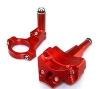 POLOFZFGKZ Pour KAWASAKI Ninja 400R EX400 2018-2024 Support D'amortisseur De Direction Pour Moto Stabilisateur D'amortisseur de Direction(Rouge)