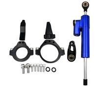 POLOFZFGKZ Pour Kawasaki Ninja ZX-4R ZX-4RR 2023-2024 Support D'amortisseur De Direction Pour Moto Stabilisateur D'amortisseur de Direction(Blue set)