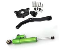 POLOFZFGKZ Pour Kawasaki Z1000 2010-2013 Support Stabilisateur D'amortisseur De Direction Pour Moto Stabilisateur D'amortisseur de Direction(Vert)