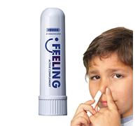 pologmase Inhalateur à la Menthe | Inhalateur Nasal d'aromathérapie Anti-Stress,1,8 ML d'Menthe Biologique Pure pour soulager Les maux tête, Les nausées, Le Mal des transports, Le regain