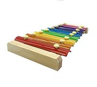 pologmase Jouet xylophone pour poules - Jouet en bois pour poulet - Jouet piqué pour poulet - Couleur arc-en- - Pour animaux de compagnie - Perroquet - Poulailler - Décoration