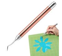 pologmase Outil de désherbage LED | Crochet de désherbage de papier artisanal avec lumière LED | Outils pour écheniller le papier avec poignée ergonomique et crochets interchangeables pour sculpter,