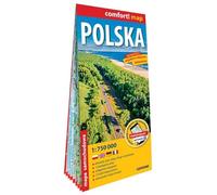Pologne 1/750.000 (carte grand format laminée)