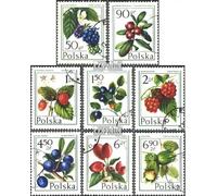 Pologne 2487-2494 (complète.Edition.) oblitéré 1977 de Fruits des Bois (Timbres pour Les collectionneurs) Plantes/Champignons