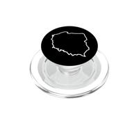 Pologne Carte Aperçu Voyage PopSockets PopGrip pour MagSafe