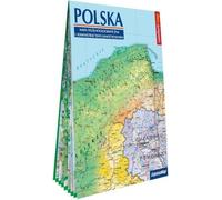 Pologne Carte géographique et administrative générale laminée carte XXL 1:1 000 000