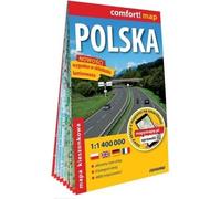 Pologne carte routière de poche plastifiée 1:1 400 000