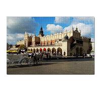 Pologne Cracovie Rynek Glowny Place Centrale Puzzle 100 Pièces Jeu Oeuvre Voyage Souvenir 45,5x35,5CM