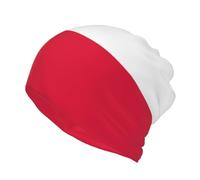 Pologne Drapeau Complet Multifonction Bonnet Sport Cache Col Echarpe Double Couche Haute Elasticite Bandeau Magique Spiral Dessus Ouvert UV Protection Anti Vent Masque Sport Toute Saison