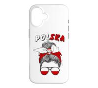 Pologne, Fille Polonaise, Drapeau de la Pologne, Polska Coque pour iPhone 16