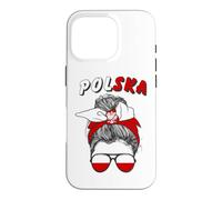 Pologne, Fille Polonaise, Drapeau de la Pologne, Polska Coque pour iPhone 16 Pro
