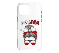 Pologne, Fille Polonaise, Drapeau de la Pologne, Polska Coque pour iPhone 16 Pro Max