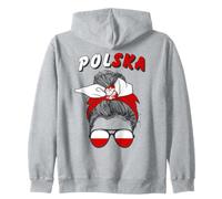 Pologne, Fille Polonaise, Drapeau de la Pologne, Polska Sweat à Capuche