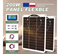 Pologne - Livraison rapide - Kit de système solaire 400W - Panneau solaire monocristallin étanche - Camping - Camping-car - Maison 2PC 300W hard solar