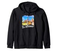 Pologne Varsovie Souvenir/Varsovie Sweat à Capuche