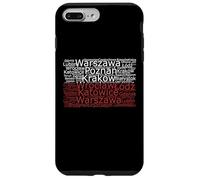 Pologne Vintage Drapeau Villes Polonaises Coque pour iPhone 7 Plus/8 Plus